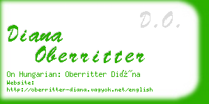 diana oberritter business card